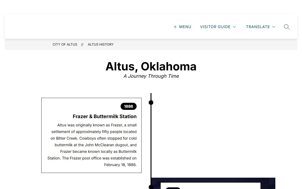 Altus history and the Jackson County District Court courthouse setting
